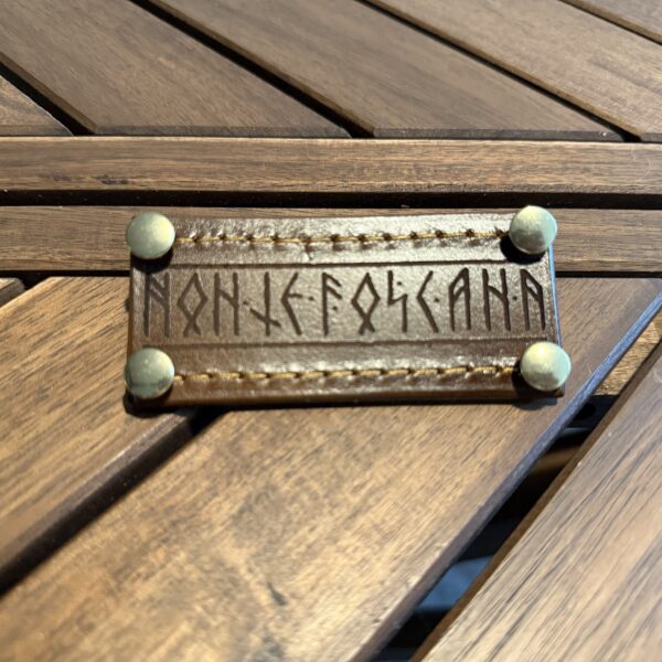 Leather patch "Našitk" X KONKRETNO UREZAN